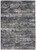 Michael Amini MA90 Uptown Rectangle 4' x 6' Charcoal Grey Area Rug 099446756121
