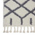 Nourison Moroccan Shag Rectangle 5'3" x 7'11" White Area Rug 099446476609