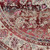 Nourison Vintage Kashan 4' Round Burgundy Multicolor Area Rug 099446455161