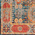 8' x 10' Distressed Blue and Taupe Rectangular Hand Woven Chenille-Polyester Area Throw Rug