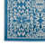 Nourison Jubilant Blue 7' Runner Area Rug 099446478153