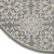 Nourison Jubilant Grey 5' Round Area Rug 099446478375