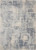 Nourison Rustic Textures Slate Blue and Ivory 8'x11' Area Rug 099446476272