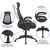 Flash Furniture High Back Black Mesh Executive Swivel Office Chair HL-0018-GG