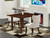 East West Furniture Norden Wood 3-Piece Dining Set With Mahogany NDSI3-MAH-35