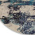 Nourison Celestial 7'10" Round Area Rugs In Ivory And Teal Blue 099446473820