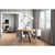 Moe's Home Modern Nora White Set Of 2 Fabric Dining Chair YM-1003-29
