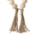 5' x 2" Pine Sphere Beads with Tassels Artificial Garland - Unlit