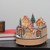 Musical 8.75 Christmas LED Wooden Cut Village Table Top Decoration