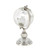 Zimlay Eclectic Silver Glass And Aluminum Globe Decor 52480