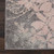 Nourison Tranquil 2' X 4' Grey And Pink Area Rugs 099446486189