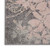 Nourison Tranquil 2' X 4' Grey And Pink Area Rugs 099446486189