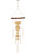 Zimlay Large Decorative Geometric Gold Metal Wind Chime 41465