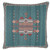 Jaipur Living Zaida Tribal Teal And Terracotta Down Throw Pillow PLW103617