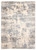 Jaipur Living Harmony Abstract Light Gray And Blue 7'6"x9'6" Area Rug RUG143211