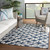 Jaipur Living Caelum Trellis Navy And Cream 5'3"x7'6" Area Rug RUG146081