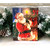 8" Red and Green Christmas Santa Claus Lighted Tabletop Decor