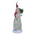 Swirling LED Lighted Santa with Tree and Lights Christmas Glittering Snow Dome
