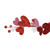 6ft Red Hearts and Pink Flowers Valentine's Day Garland, Unlit