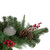 32" Decorated Artificial Pine Christmas Candle Holder Centerpiece