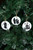 Church Angel Nativity Silhouette Decor Decoration Ornaments, Set of 3