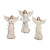 Small Angel Christmas and Holiday Decor Decoration, Set of 3