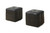 Monarch Classic 2 PCS Set Ottoman In Brown Finish I 8160