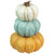 22" Triple Stacked Pumpkins Thanksgiving Tabletop Decor
