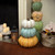 22" Triple Stacked Pumpkins Thanksgiving Tabletop Decor