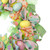 Pastel Easter Egg and Ribbons Wreath, 22-Inch, Unlit