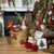 8" Merry Christmas Metal Wall Sign with Green Check Ribbon