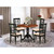 East West Furniture Dublin Wood 5-Piece Dining Set With Black DLNI5-BCH-C