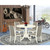 East West Furniture Dublin Wood 5-Piece Parson Dining Set DLLA5-WHI-06