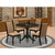 East West Furniture Dublin Wood 5-Piece Parson Dining Set DLLA5-BLK-47