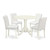 East West Furniture Dublin Wood 5-Piece Parson Dining Set DLAB5-LWH-64