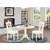 East West Furniture Dublin Wood 3-Piece Dining Set With White DLCL3-WHI-C