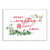 Red and White "Merry Everything Happy Always" Christmas Wall Plaque Art 15" x 10"