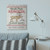 Red and Black North Pole Reindeer Christmas XXL Stretched Canvas Wall Art 40" x 30"