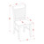 East West Furniture Dublin Wood 3-Piece Dining Set With Black DLNO3-BCH-W
