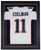 Julian Edelman Signed Framed Custom White Pro Style Football Jersey BAS