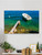 Boat Next To Wooden Pier Wrapped Canvas -Image by Shutterstock