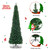 Costway 5'/6'/7'/8' /9' PVC Artificial Pencil Christmas Tree Slim Green