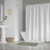 6' Solid White Bathroom Collections and Essentials Shower Curtain Liner