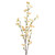 36" Apricot and Peach Quince Blossoms Artificial Silk Floral Spray