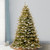 7.5’ Pre-Lit Snowy Sierra Spruce Slim Artificial Christmas Tree – Clear Lights