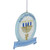 3.3" Blue and White "Baby's 1st Hanukkah" Holiday Ornament
