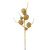 Set of 6 Gold Glittered Puff Christmas Sprays 42"