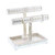 Zimlay Glam Mango Wood Double T-Bar Jewelry Holder 30965