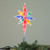 11" Lighted Multi-Color Mosaic Bethlehem Star Christmas Tree Topper