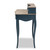 Baxton Studio French Provincial Blue Spruce Finish Wood Accent Writing Desk